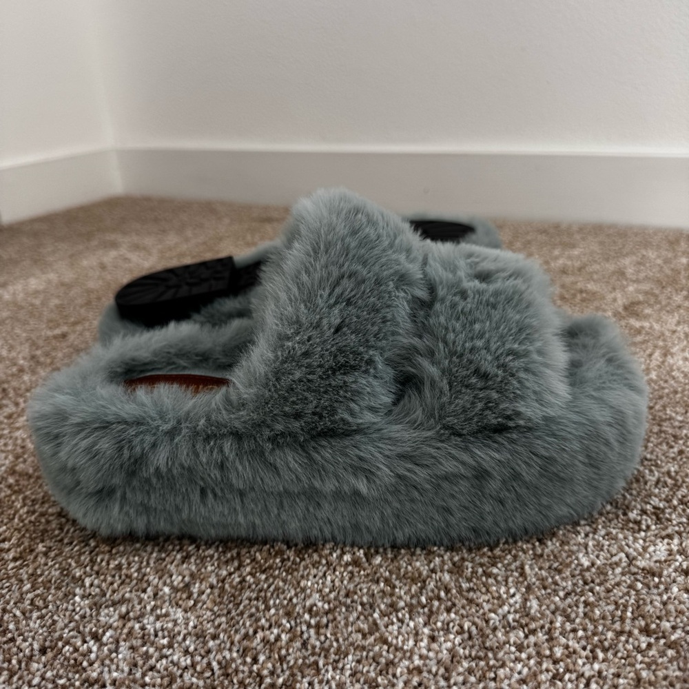 Faux Furry Sandals